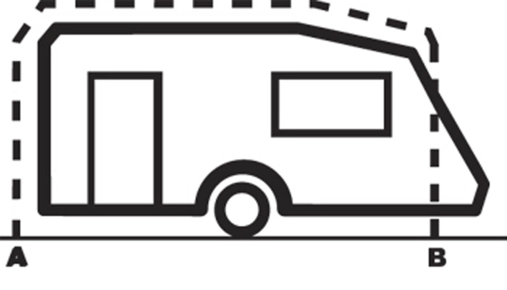 Aerodynamic caravan dimensions