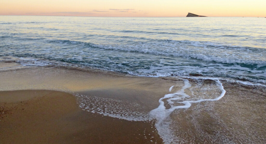 Atardecer en Benidorm.