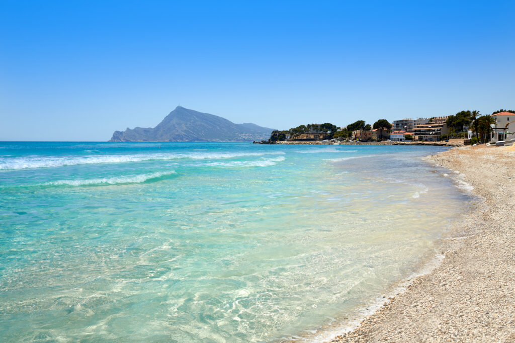 Playa de la Olla en Altea.