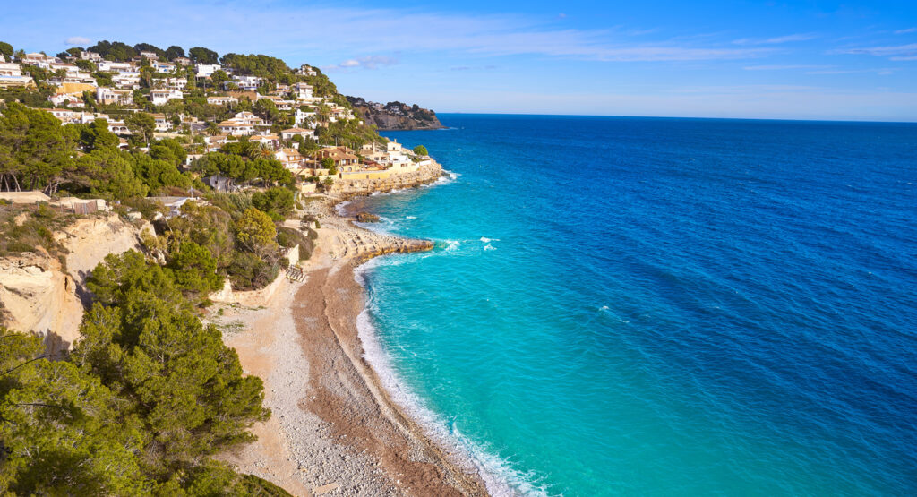 Cala Baladrar en Benissa.