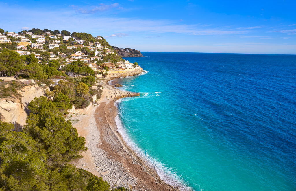Cala Baladrar en Benissa.