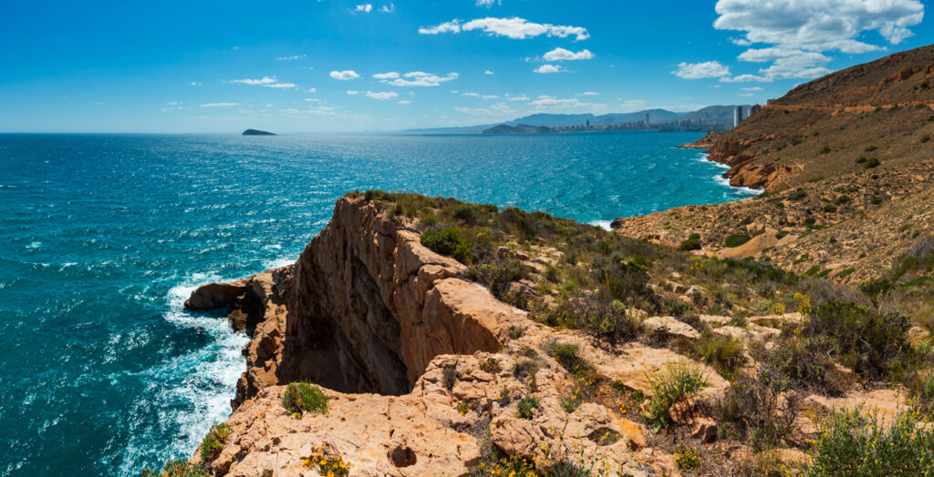 Panorámica a la Isla de Benidorm.