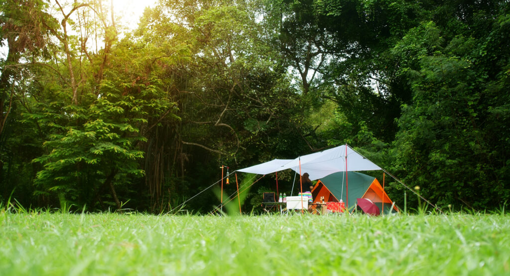 Tienda de campaña ideal para el camping.
