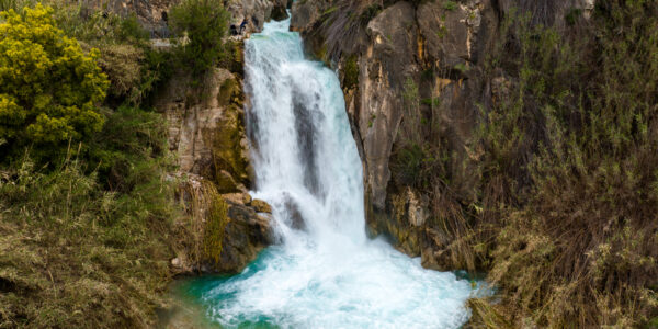 Cascada del Salt de Bolulla en el interior de la provincia de Alicante.